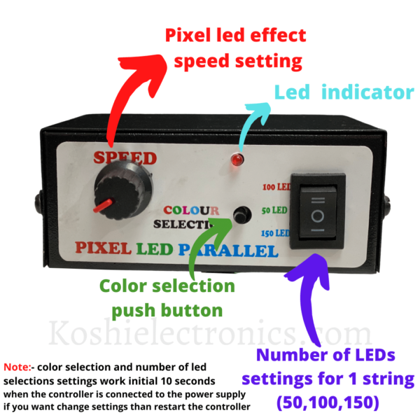 pixel led parallel controller