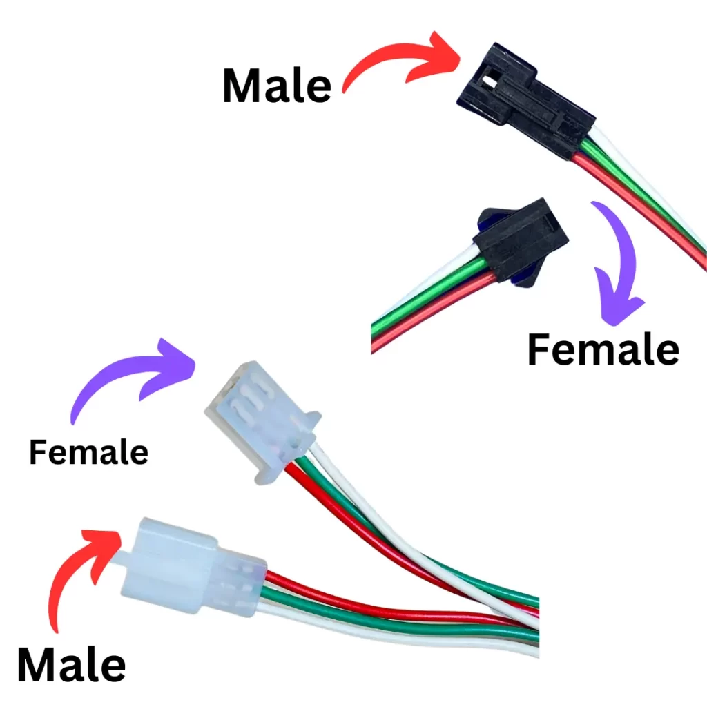 Male Female connector