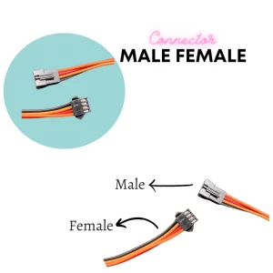 4 Pin Male Female connector