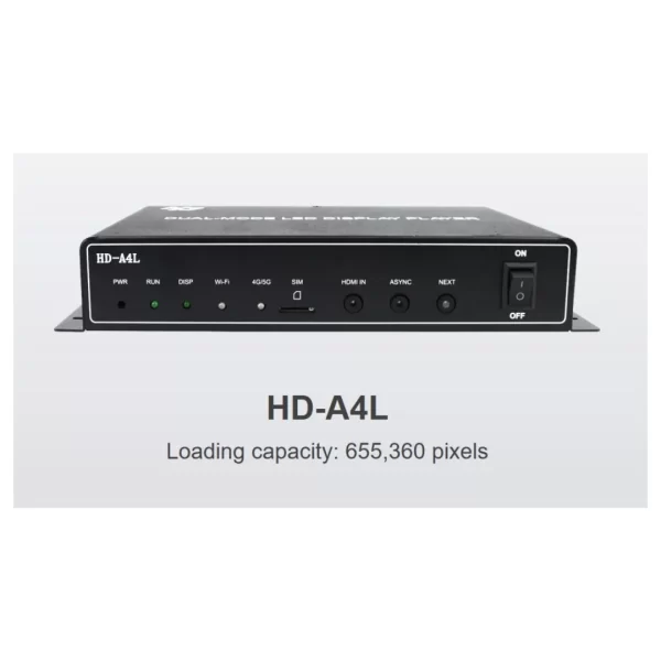 LED Display Multimedia Player HD-A4L