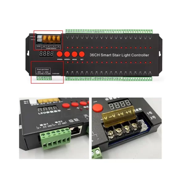 36 Channel Smart Stair Light Controller - Image 4