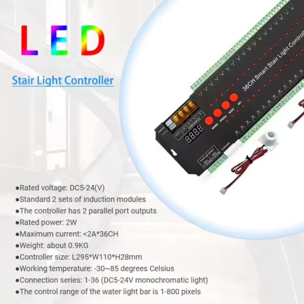 36 Channel Smart Stair Light Controller - Image 3